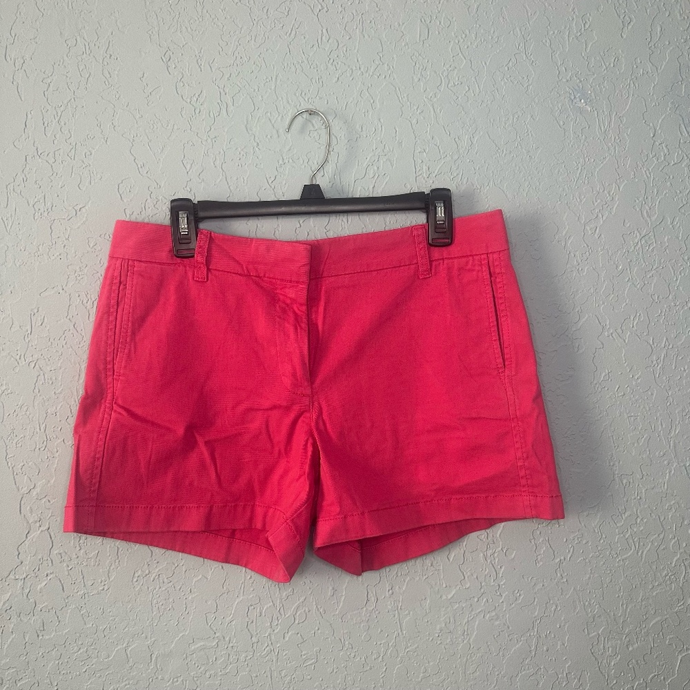 J.Crew Hot Pink Chino Shorts NWT | Size 10